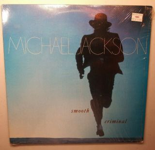 Michael Jackson Smooth Criminal 12 " Single Vinyl (vg, ) Cover Ex In Shrink