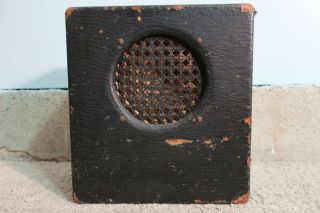 Vintage 1940s Gebs Lap Steel Tube Amplifier Amp Cab Black Rola Speaker Projec