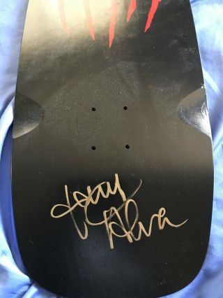 Tony Alva Skateboard autographed deck 2