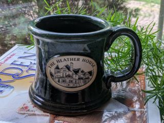 Sunset Hill Stoneware Handcrafted Usa Shs Coffee Mug Glazed " The Heather House "
