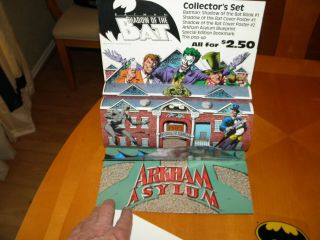 1992 Batman Comic Book Store Promotional Kit Stickers Posters Stand Up & More Ex