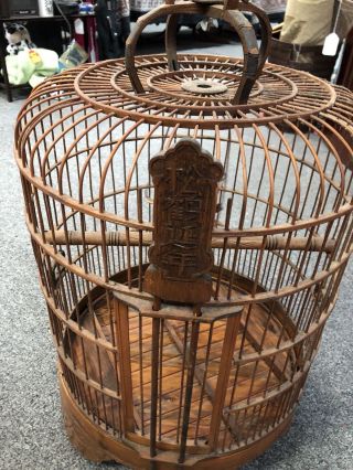 Oriental Birdcage Vintage Bamboo