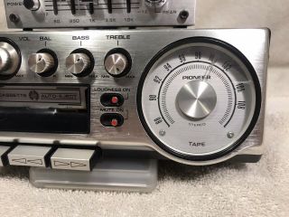 VTG Pioneer KP - 500 Tuner Car Stereo Radio Cassette W/ Sound Jet Equalizer 3
