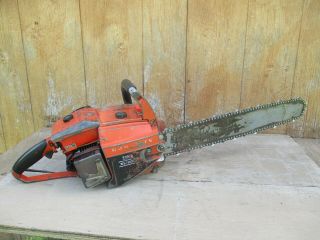 Vintage Homelite Xl - 925 Chainsaw With 20 " Bar & Chain