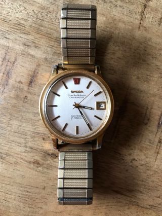 Vintage Omega Constellation Chronometer F300 Electronic Watch Mens - -