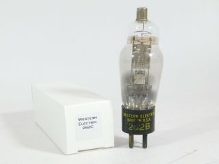 Western Electric 262b Vintage Mesh Plate Vacuum Tube (tests Near Nos On Tv - 7d)