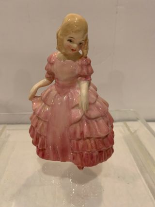 Lovely Royal Doulton Vintage Bone China " Rose " Figurine 4.  75 " Tall - Exc.  Cond.