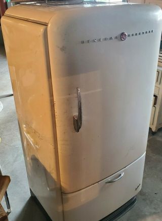Vintage Ge General Electric Refrigerator Freezer,  All,  Great