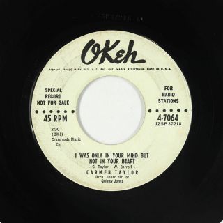 R&b Rocker 45 - Carmen Taylor - I Was Only In Your Mind - Okeh - Mp3