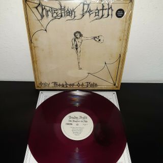 Christian Death - Only Theatre Of Pain Lp Purple Vinyl Rikk Agnew Death Punk