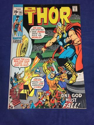 1970 The Mighty Thor 181 Marvel Key