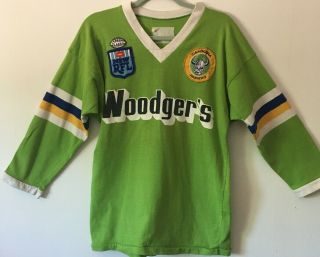 Canberra Raiders Vintage Nsw Nrl Rugby League Jersey 42 105cm Woodger’s
