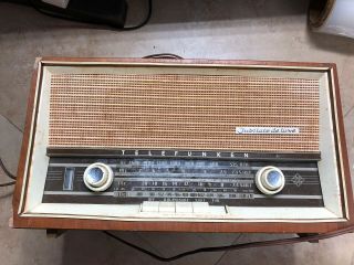 Vintage Telefunken Superheterodyne Jubilate Deluxe Radio 5461w,  Not