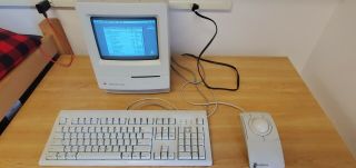 [fully Working] Vintage Apple Macintosh Classic With Mouse And Keyboard
