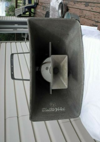 Vintage Electro - Voice Ev Projector Horn Speaker Fc100 100 Amp