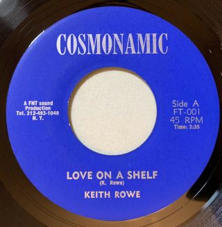 Keith Rowe - Love On A Shelf 45 Cosmonamic Reggae Roots Soul Vg,  Mp3