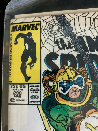 The Spider - Man 298 (Mar 1988,  Marvel) - Actual item photoed 2