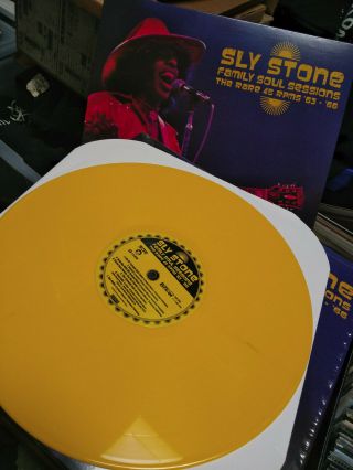 SLY STONE Family Soul Sessions The Rare 45 rpms 63 - 66 Funky Yellow Vinyl LP Funk 2