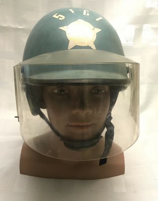 Vintage Chicago Police Riot Helmet