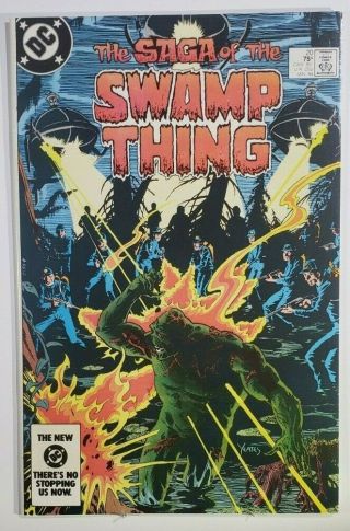 Saga Of The Swamp Thing 20 Vol 2 Near First Alan Moore Issue