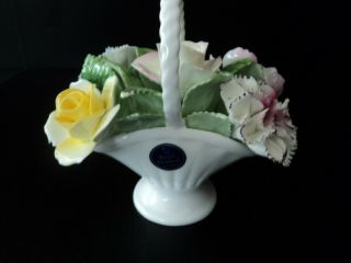 Vintage 1950s Royal Doulton Flower Basket