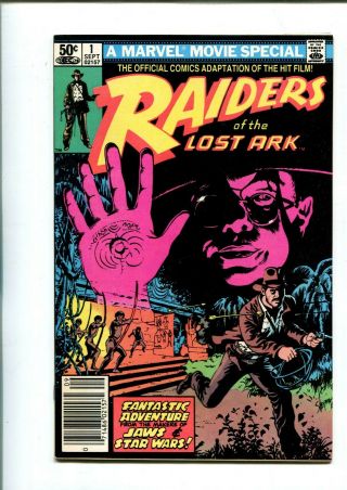 Raiders Of The Lost Ark 1 (9.  8) Newsstand 1st Indiana Jones Marvel (b034)