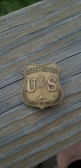 Vintage Brass U.  S.  Forest Service