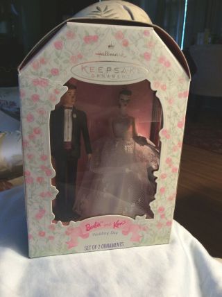 Hallmark Keepsake Ornament Barbie And Ken Wedding Day 1997