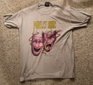 Vintage 1985 Motley Crue Theater Of Pain Tour Local Crue T - Shirt
