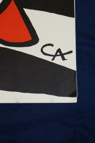 1960 ' s,  Alexander Calder,  Lithograph,  Derriere Le Miroir,  Rare Vintage 2