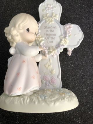Precious Moments Figurines Standing In The Presence Of The Lord 1996 Mib