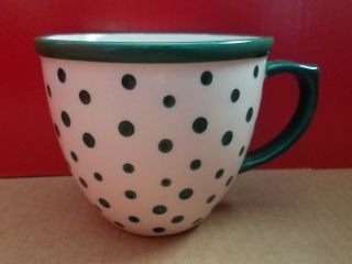The Pioneer Woman Retro Green Polka Dots Coffee Mug Or Cup