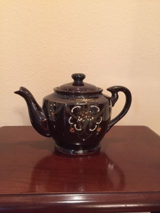 Teapot Ceramic Vintage Tea Kettle,  Brown