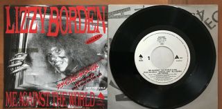 Lizzy Borden - Me Against The World Japan Promo 7 " Vinyl Adlj - 103