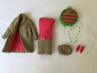 Vintage Mod 1967 Francie Casey Twiggy Tweed Somes Outfit 1286 / Complete