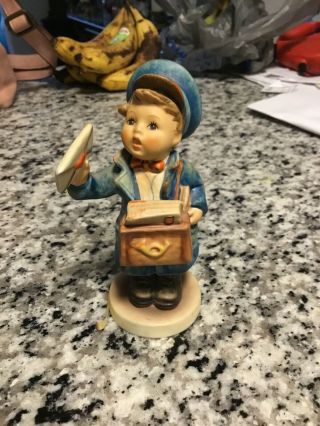 Vintage Goebel M.  I.  Hummel Figurine 119,  Postman 5 3/4”