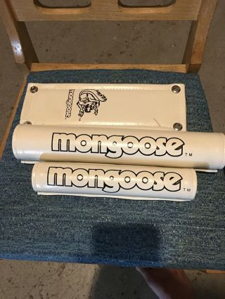 Mongoose Bmx Pad Set Vintage Old School Race Moto Supergoose Cali Expert
