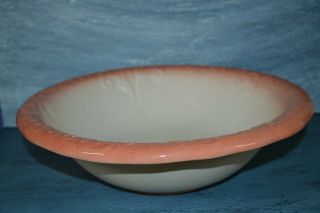 Vintage Ironstone England 1890 Large Wash Basin Bowl Ceramic Porcelain