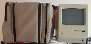 Vintage Apple Macintosh 512k Desktop Computer M0001w With Dot Matrix Printer