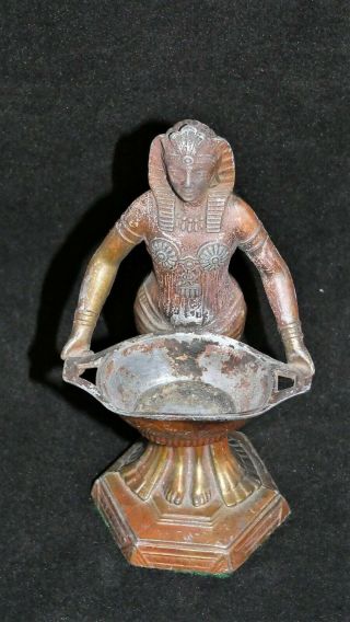 Antique Vantines Egyptian Incense Burner -