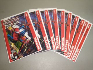 Ten (10) X Ultimate Spider - Man 1 Comic Book Day Edition Variant Case Fresh