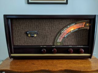 Vintage Antique Westinghouse Radio H - 161 Am/fm 1947/1948 Restored And
