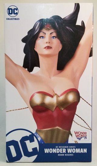 Dc Collectables Designer Series Wonder Woman 14 " Statue Dc Comics Adam Hughes