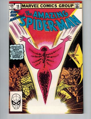 The Spider - Man Annual 16 1st Appearance Monica Rambeau Captain Marvel