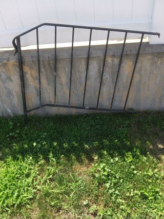 Vintage Wrought Iron Picket Hand Rail Outdoor Steps