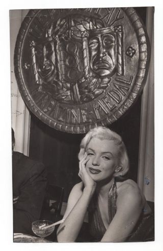 Marilyn Monroe - Hollywood Icon - Vintage Silver Gelatin Press Photograph