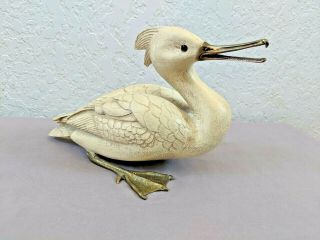 Vintage Signed Elli Malevolti Italy Bird Figure 1950 