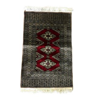 Vintage Bokhara Wool Accent Rug (2x3)