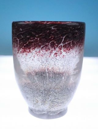 1930 ' s Large WMF Ikora Glass Vase Antique German Art Deco Karl Wiedmann 2