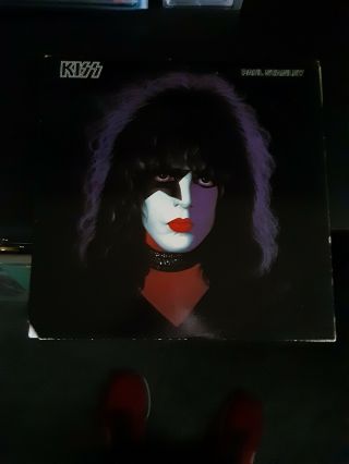 Kiss Paul Stanley Record Vinyl Casablanca 1978 Poster Vg,  Press